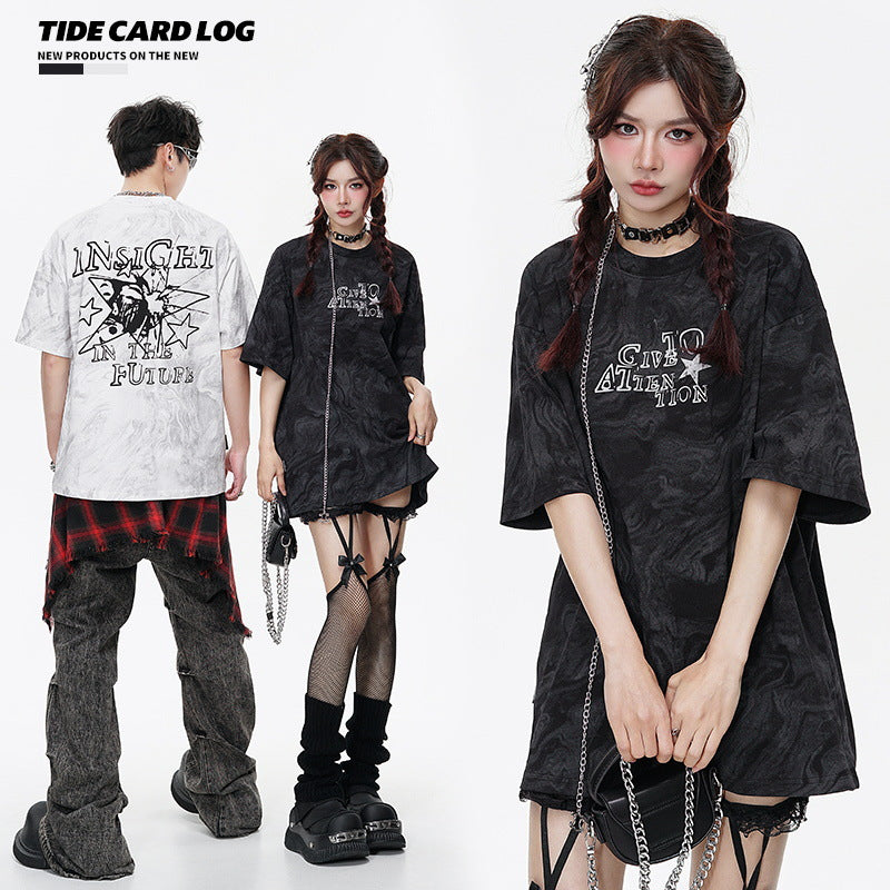 Batik Technology Galaxy Mottled T-shirt