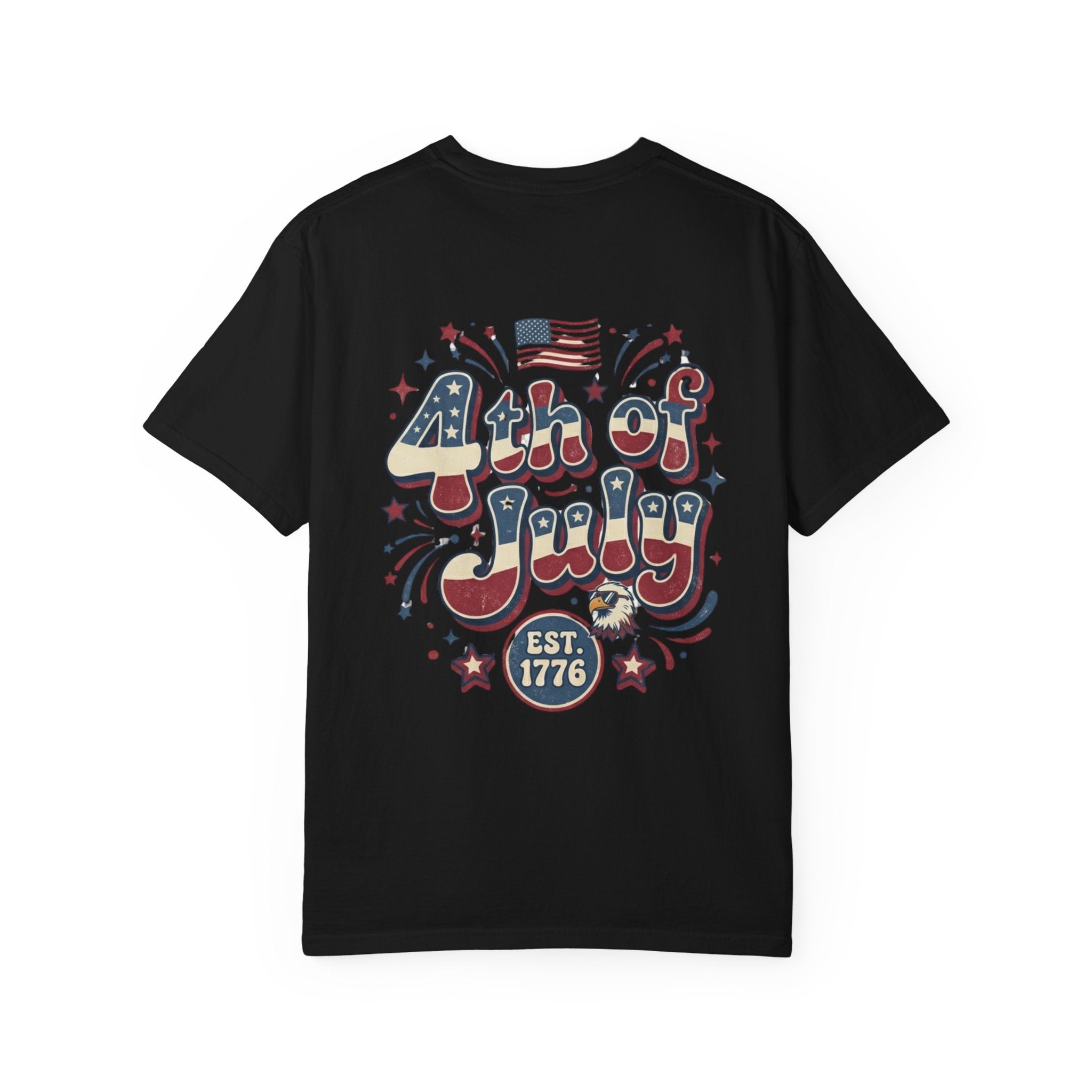 4th of July T-Shirt — Retro Patriotic "Est. 1776" Tee
