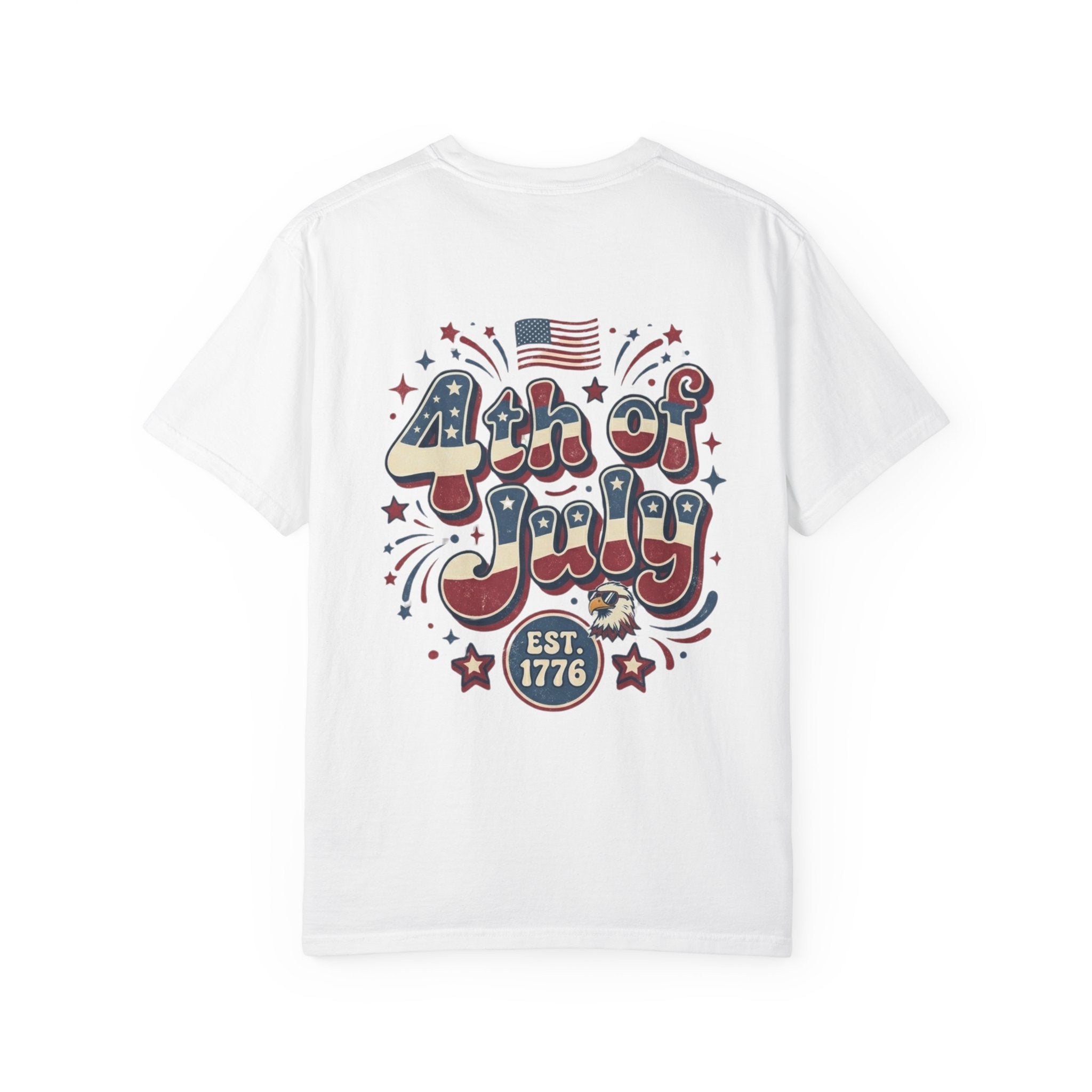 4th of July T-Shirt — Retro Patriotic "Est. 1776" Tee