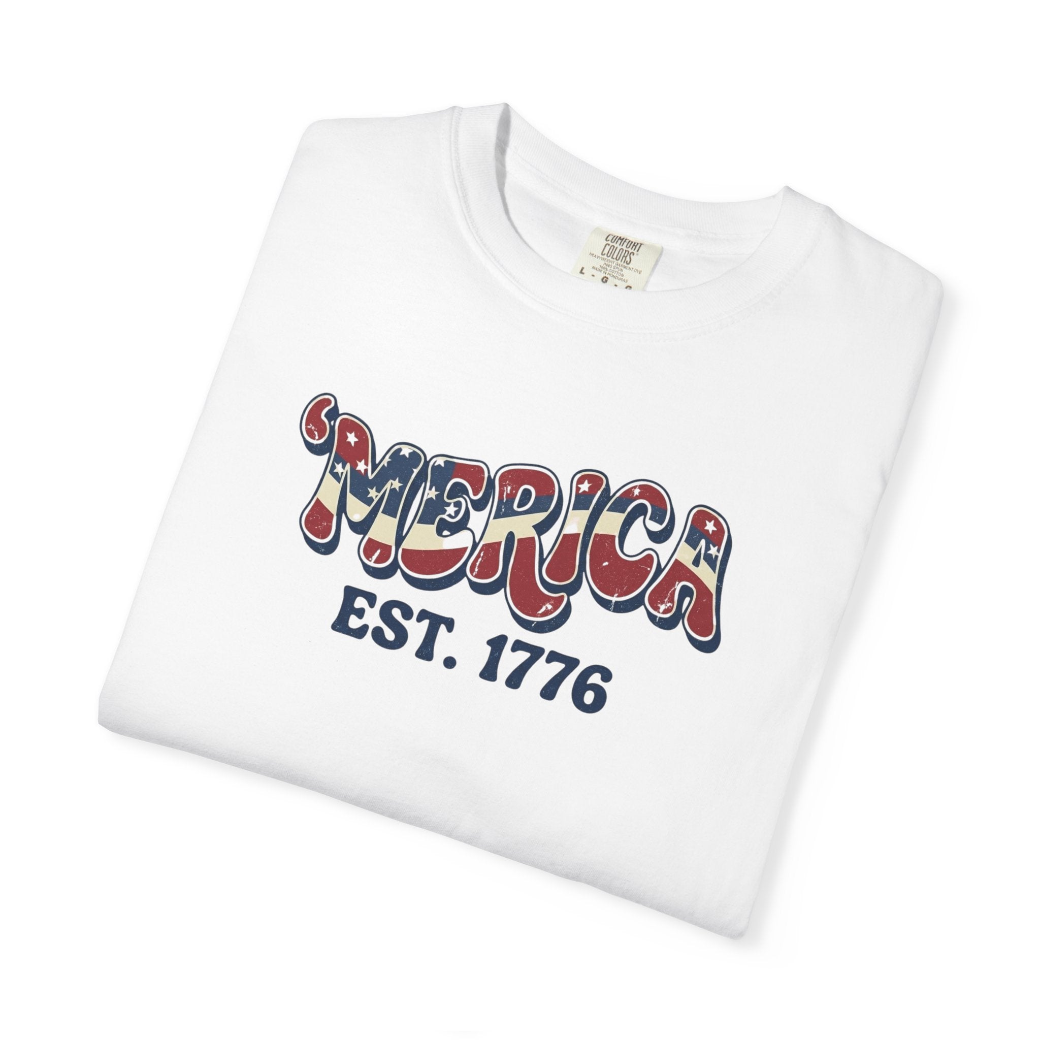 'Merica EST. 1776 T-Shirt — American Dreamers Vintage Truck Patriotic Tee