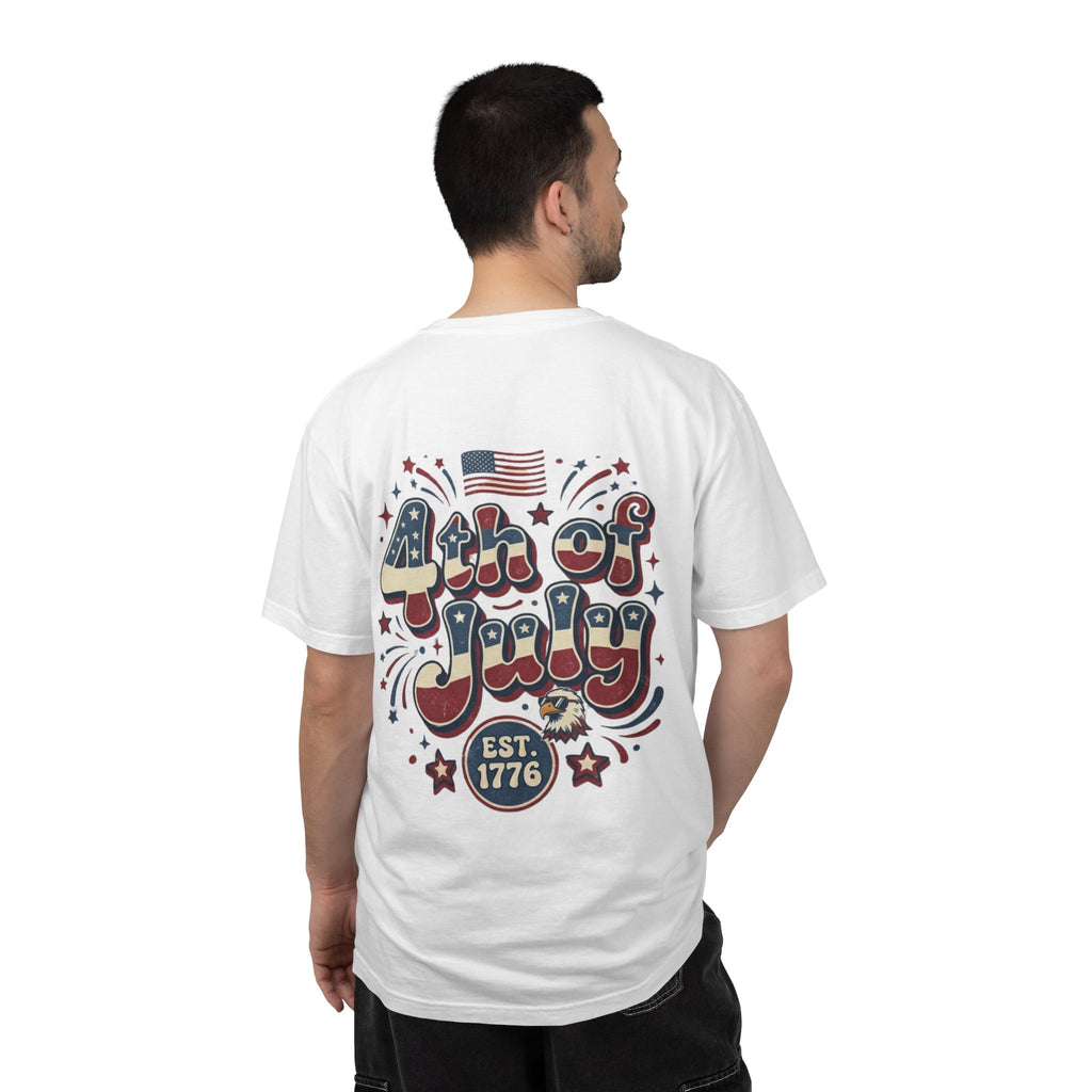 4th of July T-Shirt — Retro Patriotic "Est. 1776" Tee