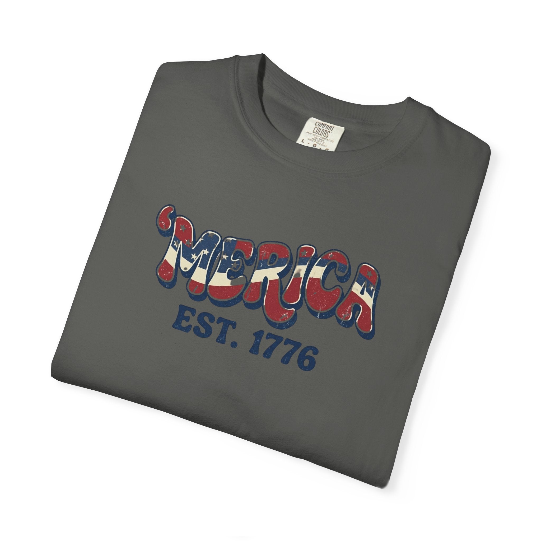 'Merica EST. 1776 T-Shirt — American Dreamers Vintage Truck Patriotic Tee