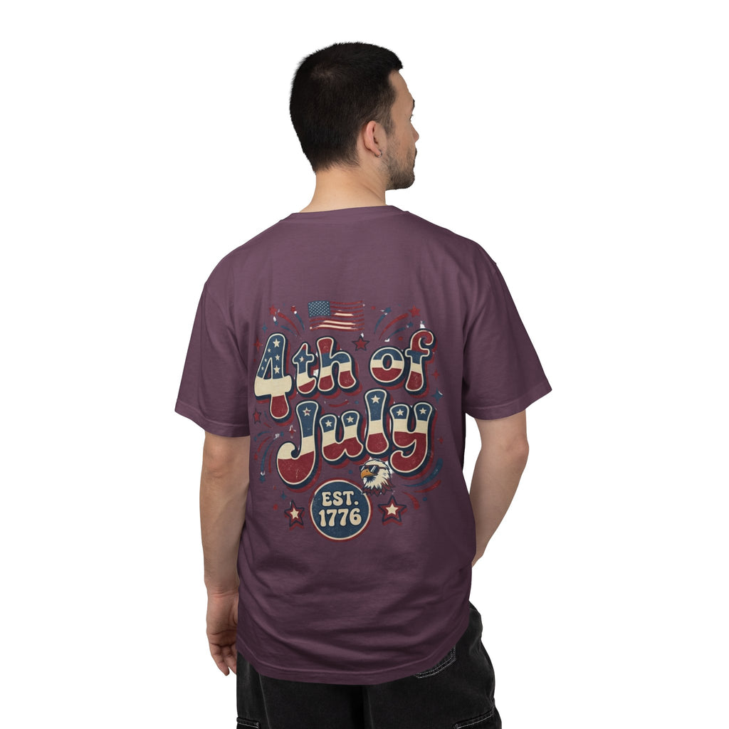 4th of July T-Shirt — Retro Patriotic "Est. 1776" Tee