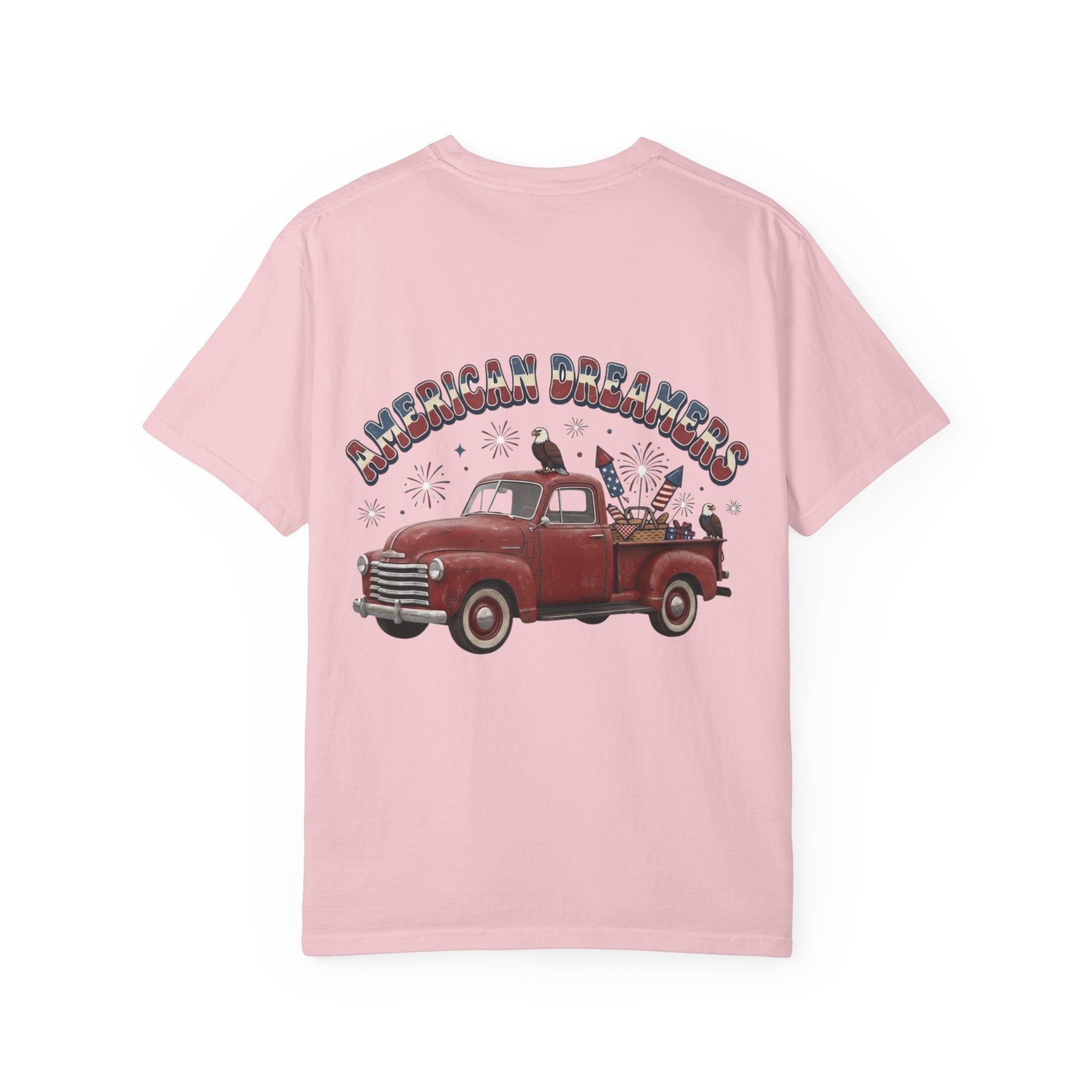 'Merica EST. 1776 T-Shirt — American Dreamers Vintage Truck Patriotic Tee