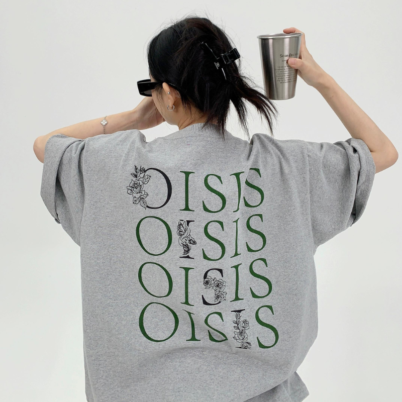 OISIS Heavy Waste  Oversized T-shirts