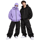 Anti-Social Balaclava Zip-Up Hoodie – Unisex Oversized