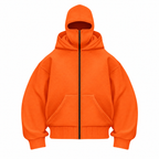 Anti-Social Balaclava Zip-Up Hoodie – Unisex Oversized