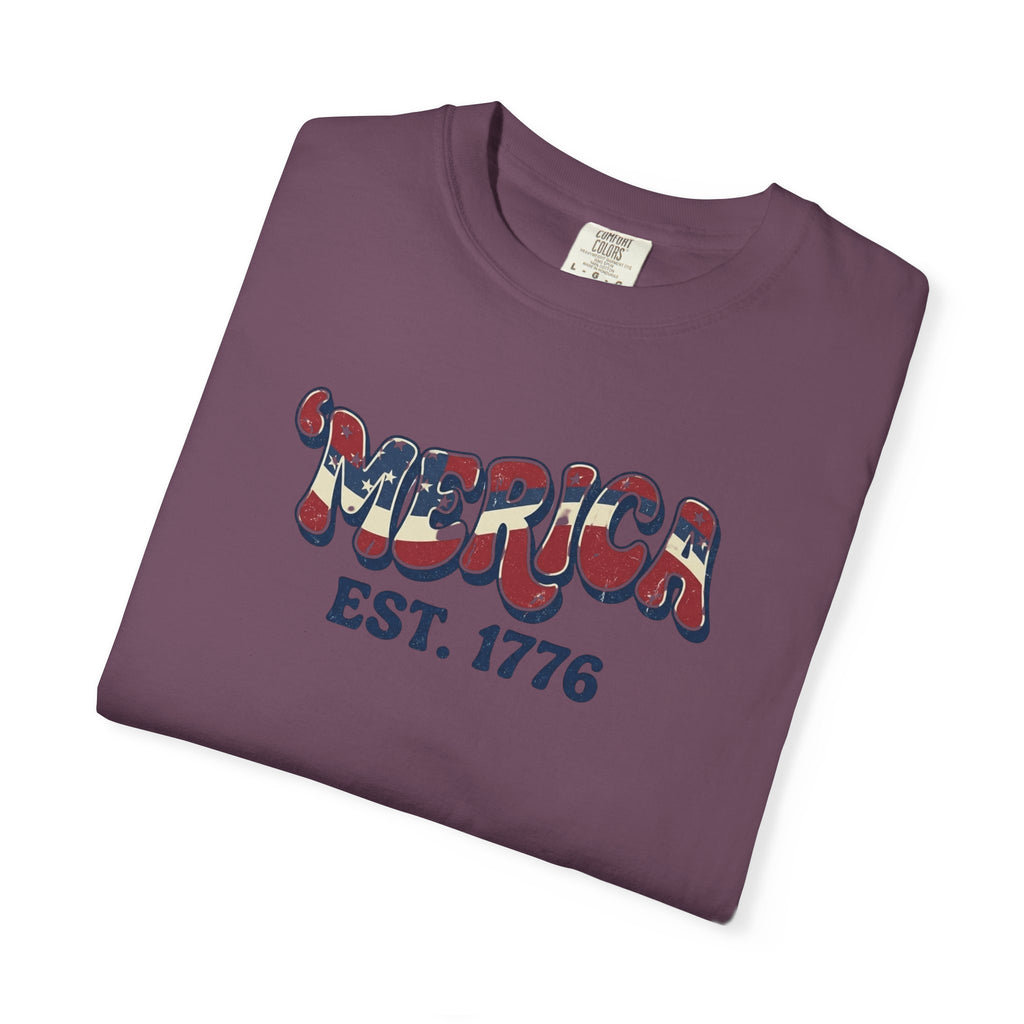 'Merica EST. 1776 T-Shirt — American Dreamers Vintage Truck Patriotic Tee
