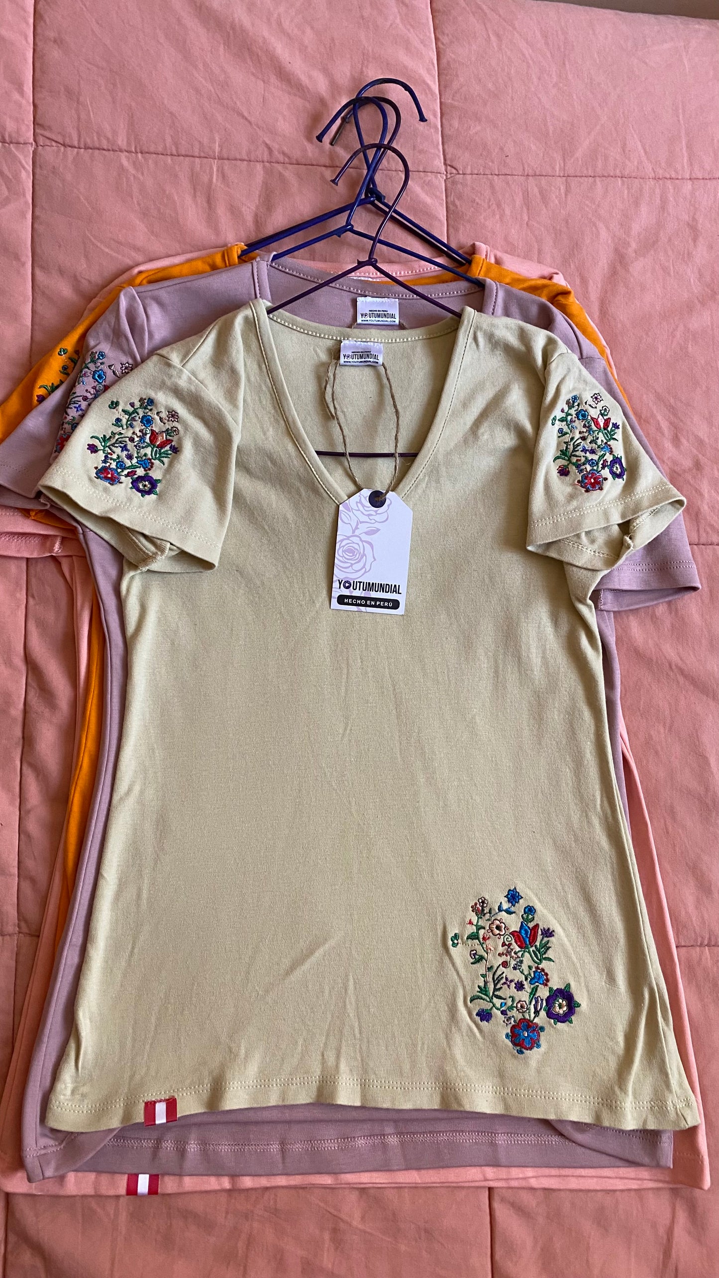 Tshirts Flowers Peruvian - Preorder