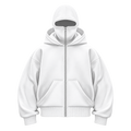 Anti-Social Balaclava Zip-Up Hoodie – Unisex Oversized