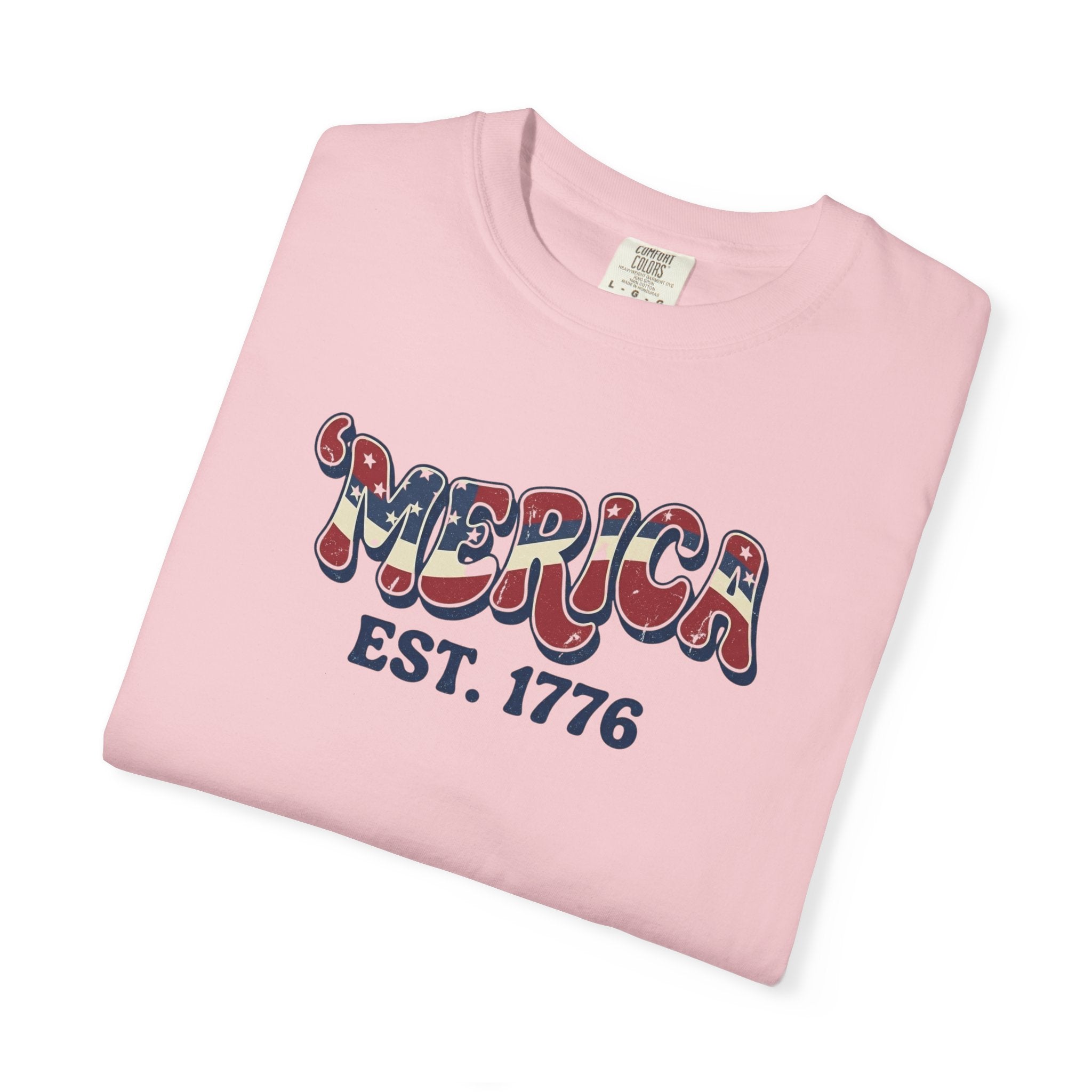 'Merica EST. 1776 T-Shirt — American Dreamers Vintage Truck Patriotic Tee
