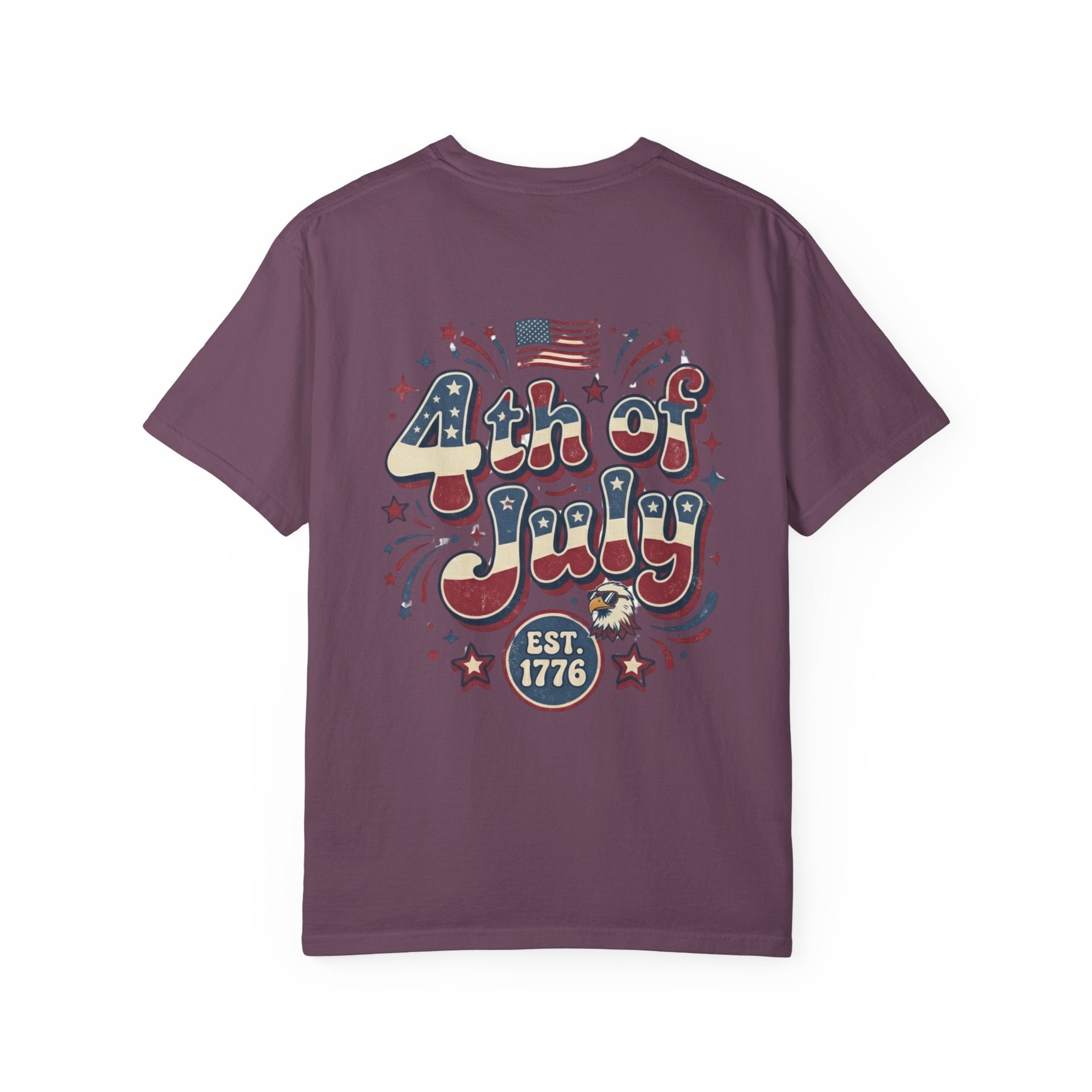 4th of July T-Shirt — Retro Patriotic "Est. 1776" Tee