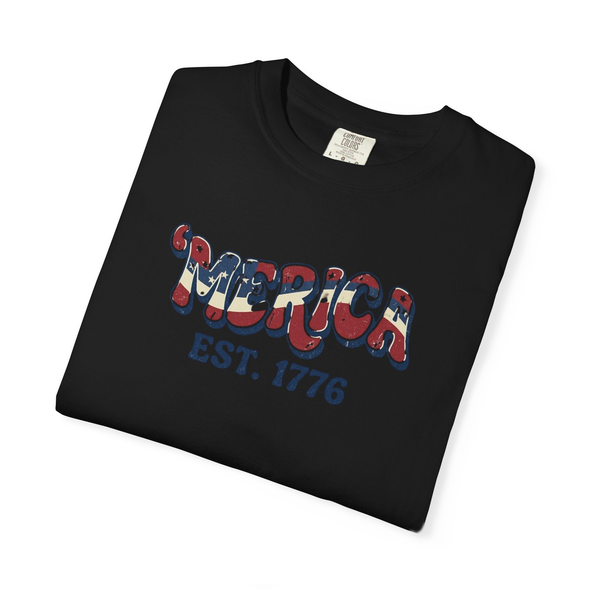 'Merica EST. 1776 T-Shirt — American Dreamers Vintage Truck Patriotic Tee