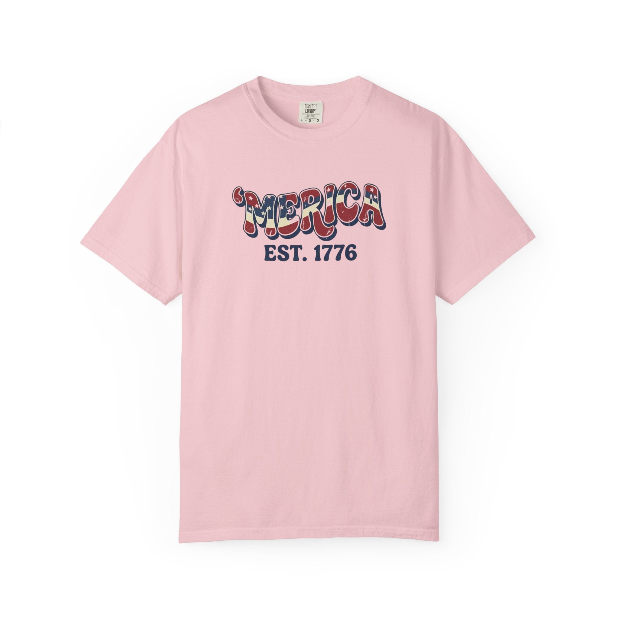 'Merica EST. 1776 T-Shirt — American Dreamers Vintage Truck Patriotic Tee