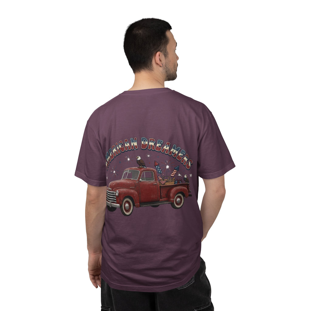 'Merica EST. 1776 T-Shirt — American Dreamers Vintage Truck Patriotic Tee