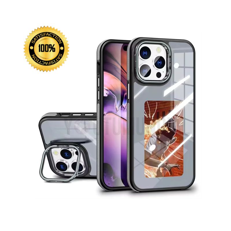 Ink Smart Phone Case for iPhone 11 Pro Plus DIY NFC Metal Frame Bracket Cover