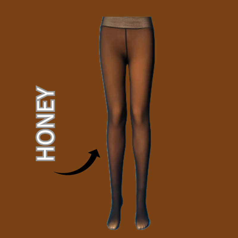 Fleece lined Tights 5 colors skin for Winter