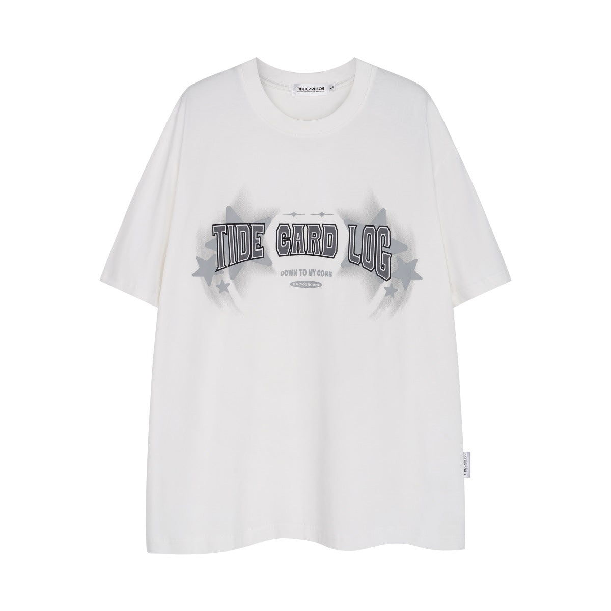 High Street Fuzzy Letter T-shirt Oversize