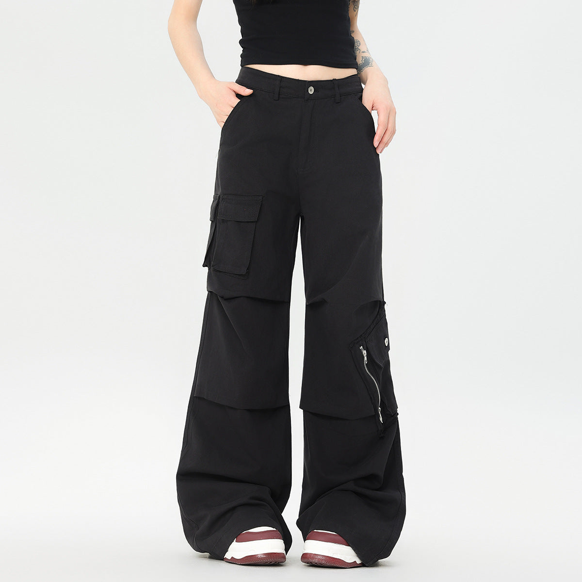 Work Wear Parachute Pants Fashion