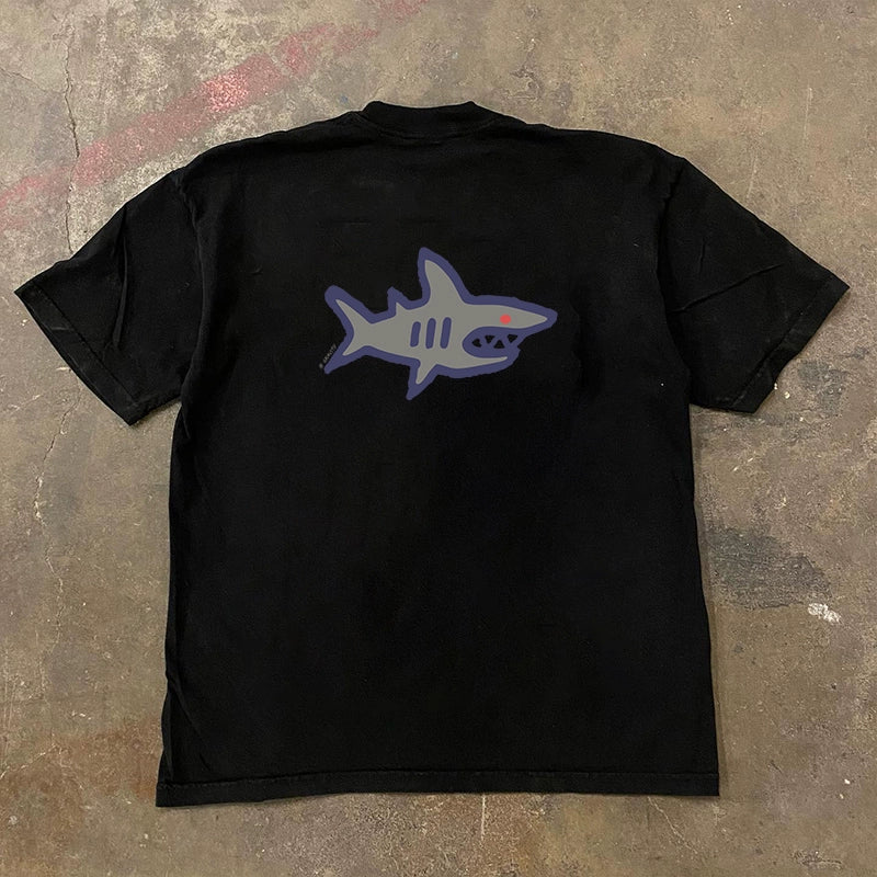 Mechanical Sharks shirts oversize for Unisex