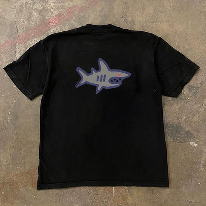 Mechanical Sharks shirts oversize for Unisex