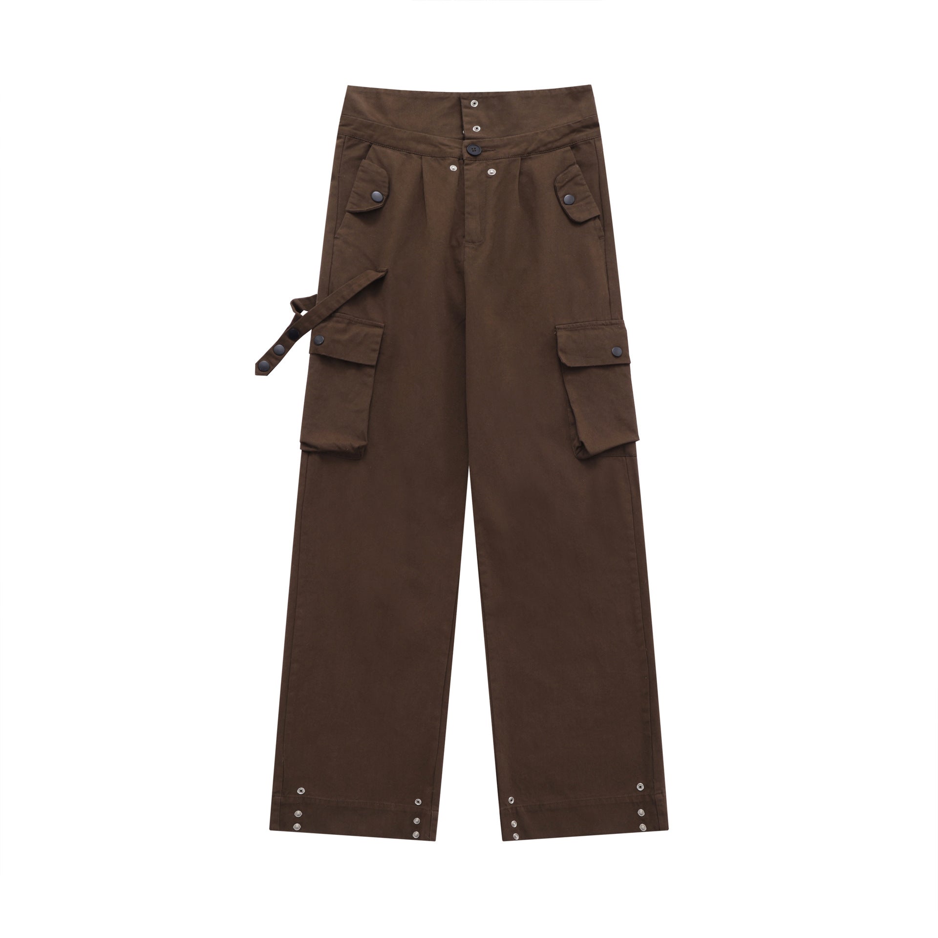 Sense High Waist Overalls leg pants