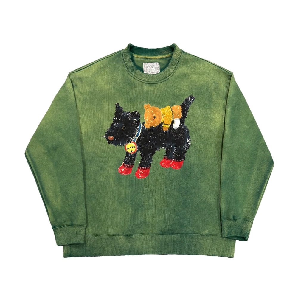 Vintage Dog Black Brand Bear Sweatshirt