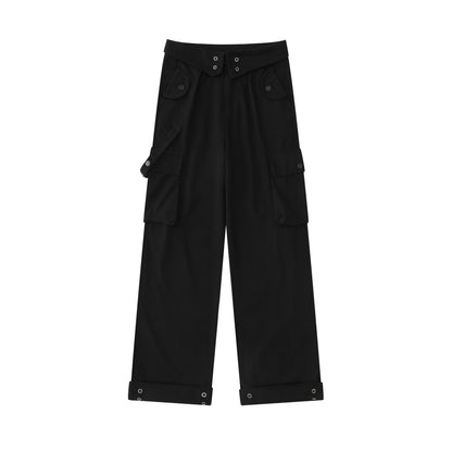 Sense High Waist Overalls leg pants