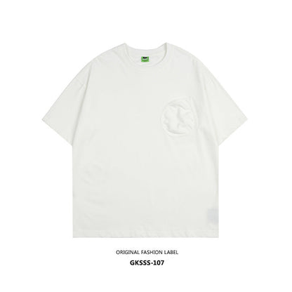 Unisex Japanese Style Street Summer Fashion T-shirt Crady