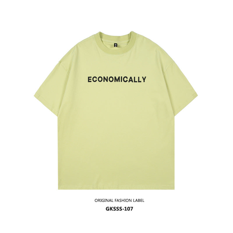 Unisex Short-sleeved Unisex All-match T-shirt Economically Crady