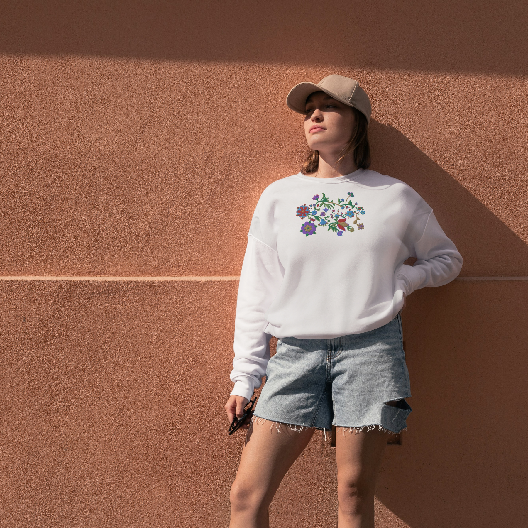 Unisex con flores Bordados para Invierno 2025 en peru